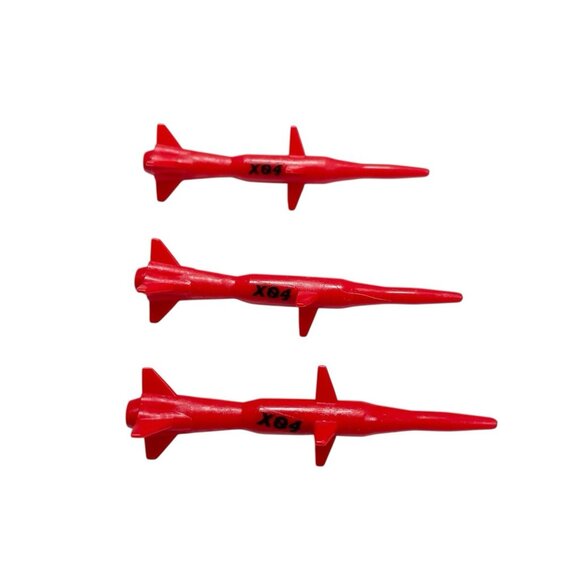 Vintage Lot Of 3 Stinger Missiles 1984 GI Joe Cobra Stinger ARAH - Picture 2 of 6